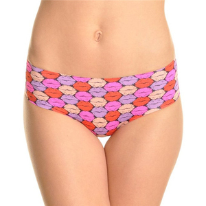 Lip Print Women Hipter Panty Sexy Ladies One Piece Hipster Brief 